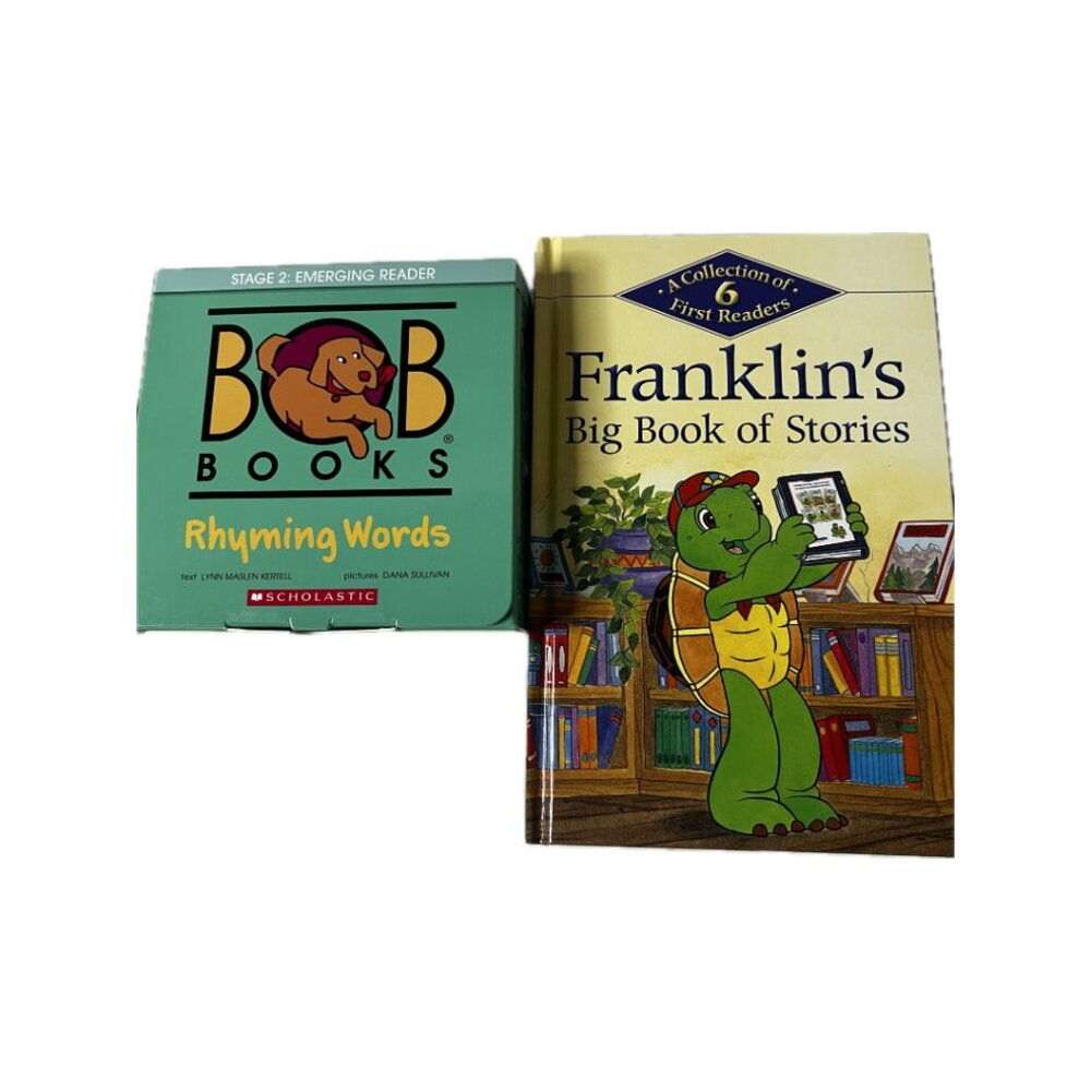 Bob Books Rhyming Words and Franklin Stories Children Books